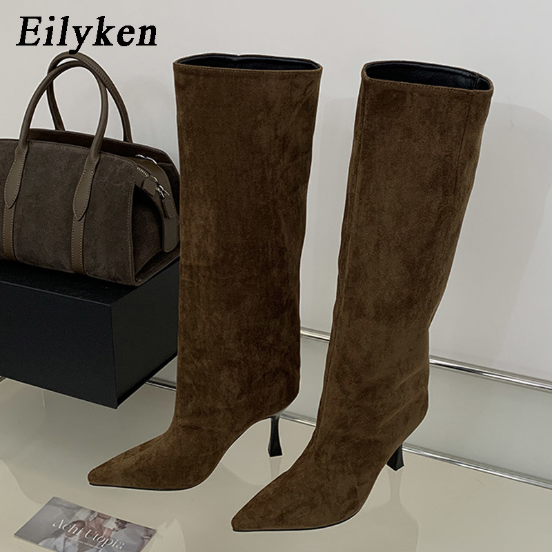 Knee High Boots Women - أحذية شتوية بتصميم كلاسيكي من Eilyken،