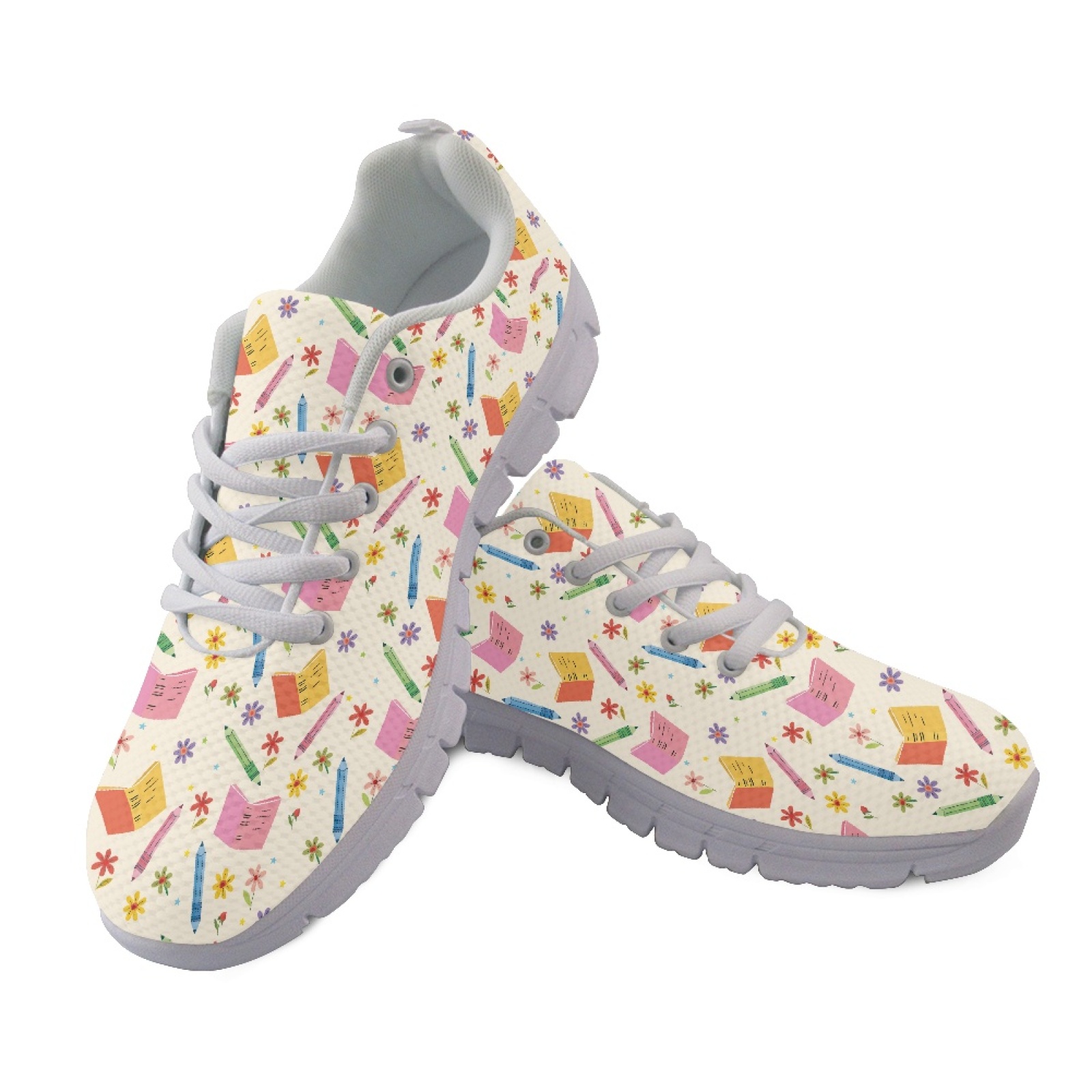 حذاء رياضي كاجوال بطبعة زهور م - مراجعة Women Shoes Tennis وسعره