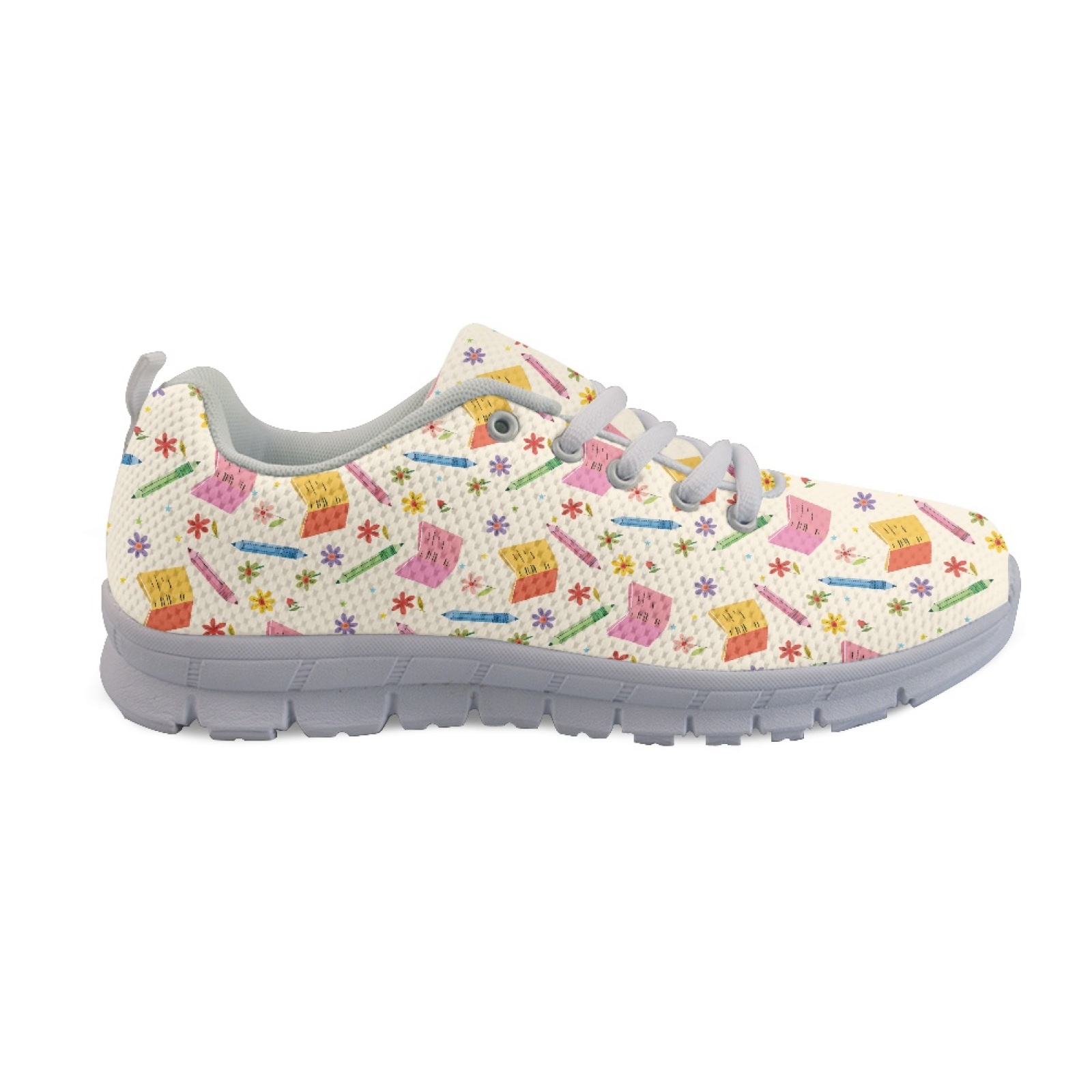 حذاء رياضي كاجوال بطبعة زهور م - مراجعة Women Shoes Tennis وسعره